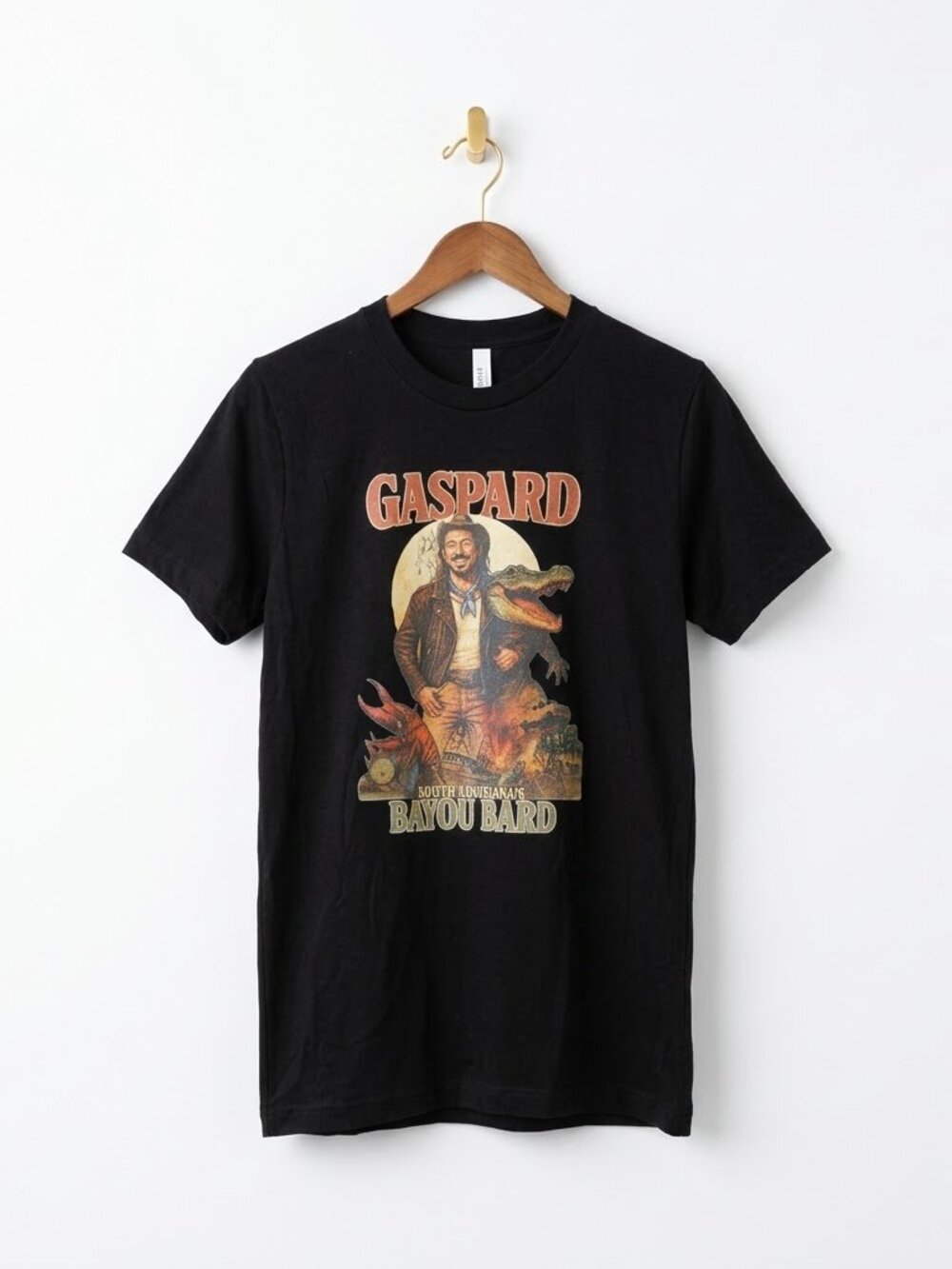 Dustin Dale Gaspard The Voice T-Shirt Size Small Cajun Black Alligator Louisiana